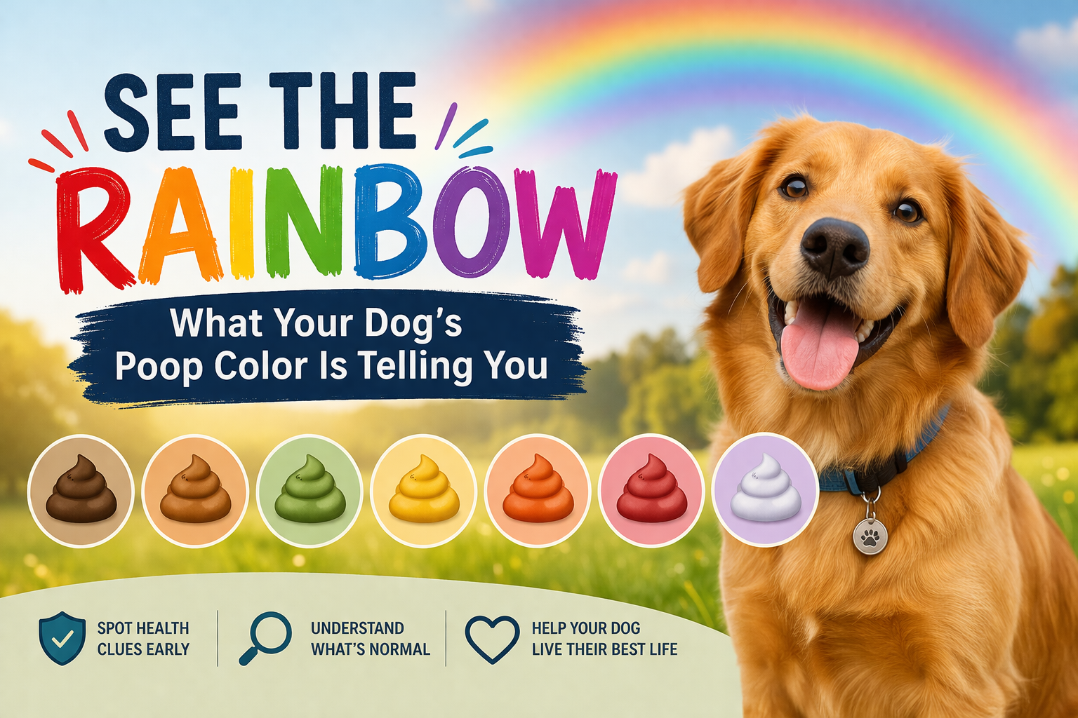 🌈 See the Rainbow: What Your Dog’s Poop Color Is Telling You