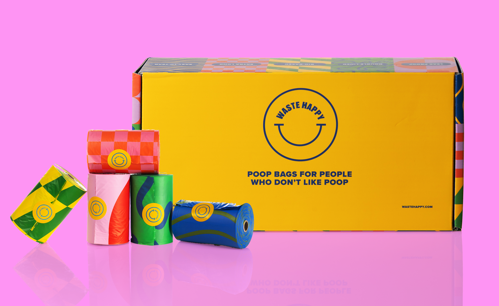 AND WE CREATED A POOP BAG FOR PEOPLE WHO DON'T LIKE POOP